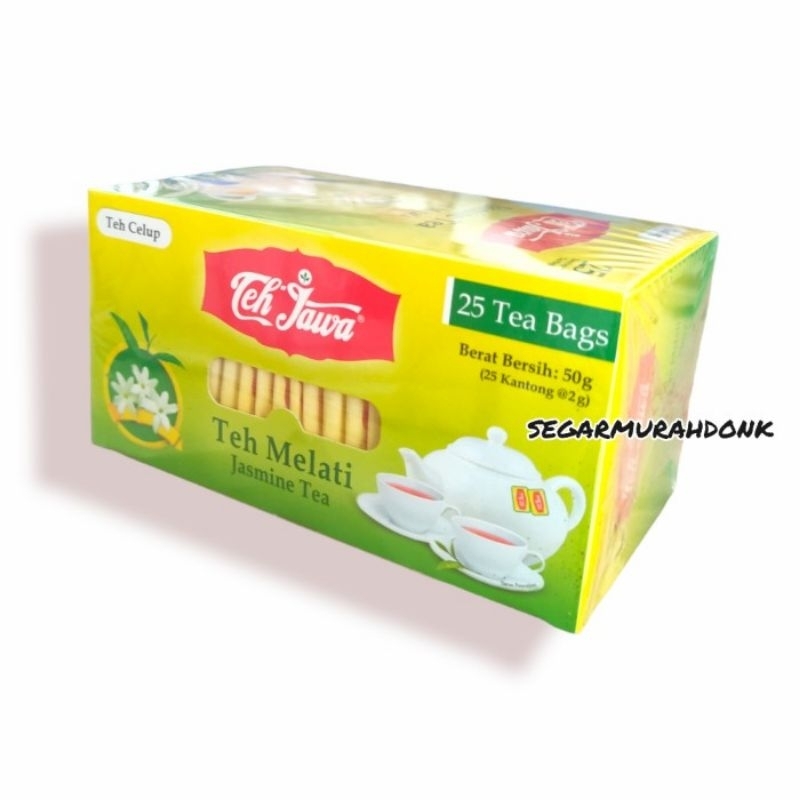 

TEH JAWA CELUP MELATI / JASMINE TEA AMPLOP 50 gram isi 25 bags x 2 gr