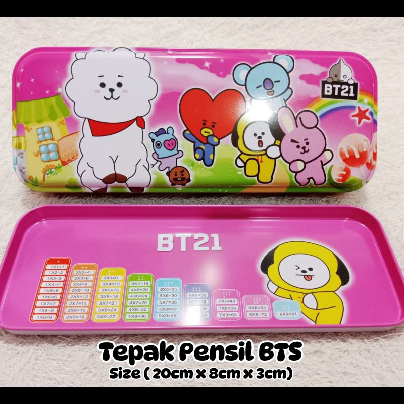 

KOTAK PENSIL SENG /KOTAK PENSIL BTS /TEPAK ANAK