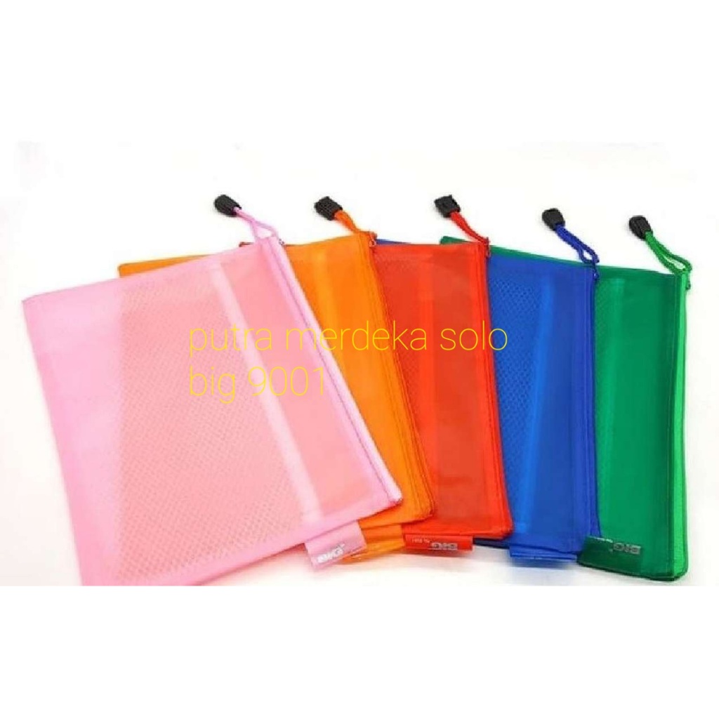 MAP RESLETING BIG 9001 Ukuran A5 A6  / POCKET FILE BIG 9001 / ZIPPER POCKET BIG 9001