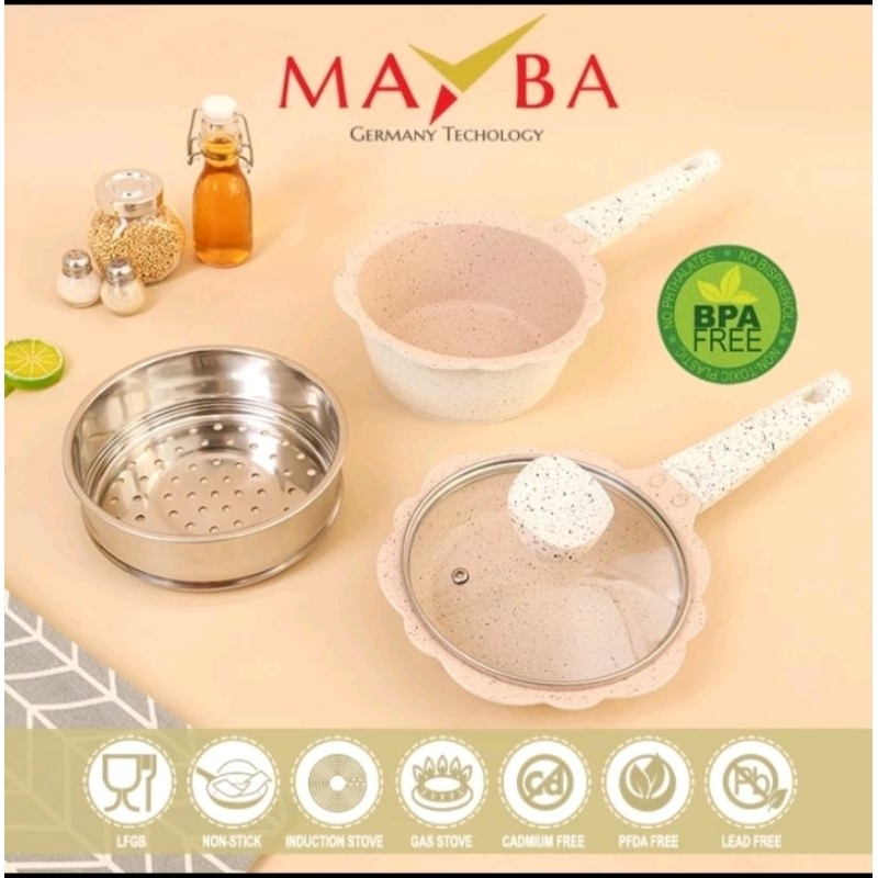 Panci MPASI Bayi 4in1 komplit steamer