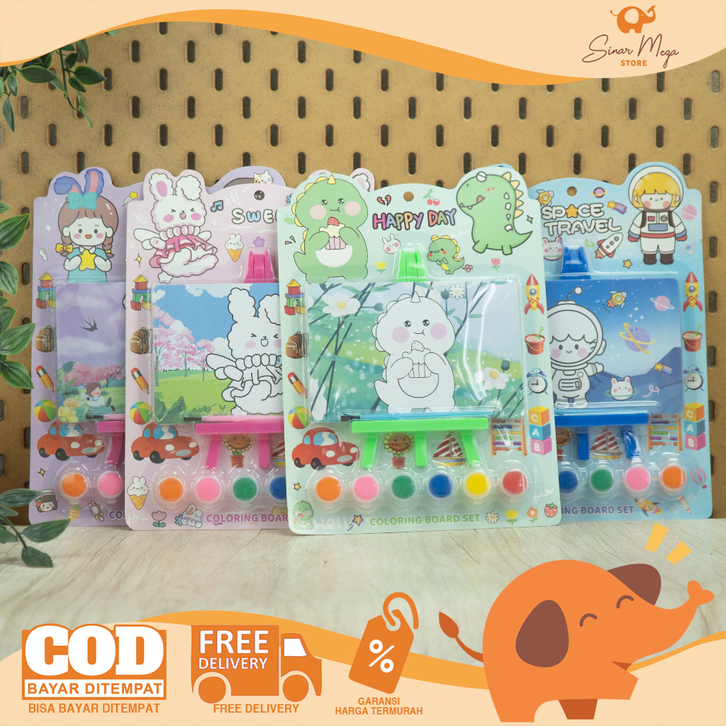 

Fancy Drawing Set (9922) / Alat Mewarnai 1 Set Paket Alat Melukis