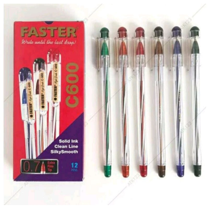 

pulpen faster C600 (per pak isi 12pcs