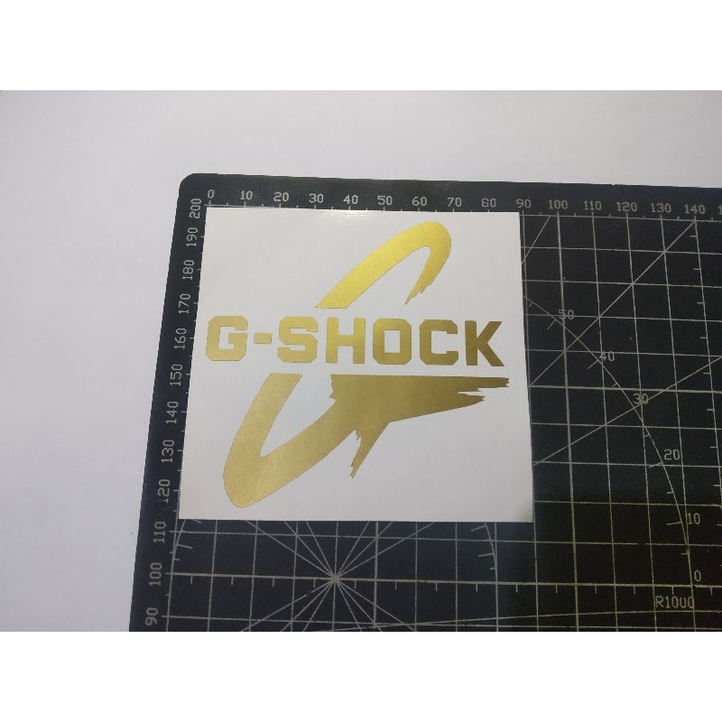 

cutting stiker g shock