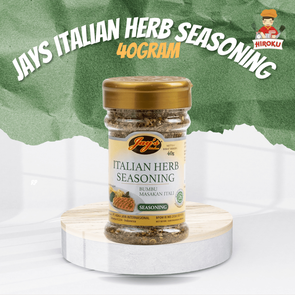 

JAY'S Italian Herb Seasoning / Bumbu Masakan Italia 40gram botol