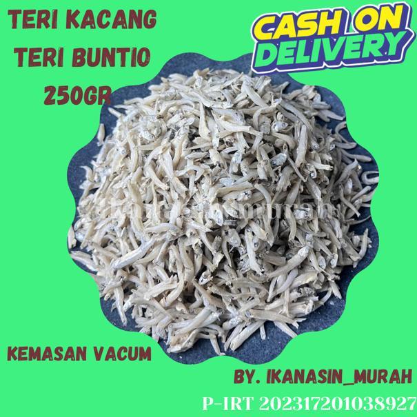 

IKAN TERI BUNTIO 250 GRAM / IKAN ASIN MURAH BISA COD