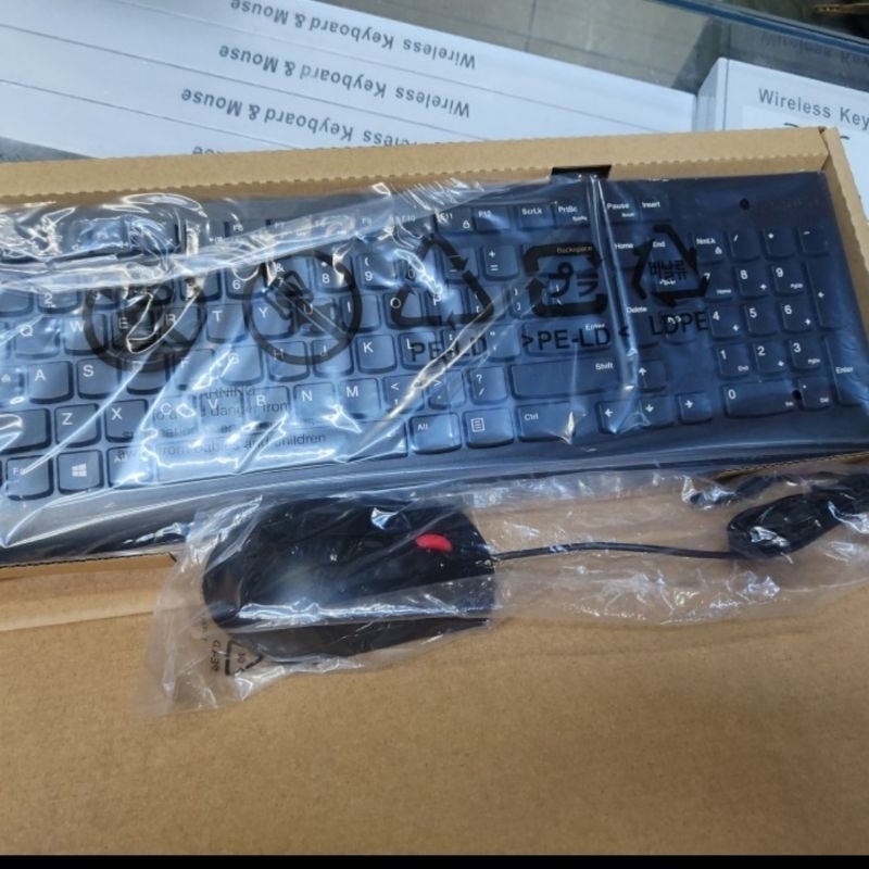 Keyboard PC AIO Lenovoc+ Mouse Lenovo Original
