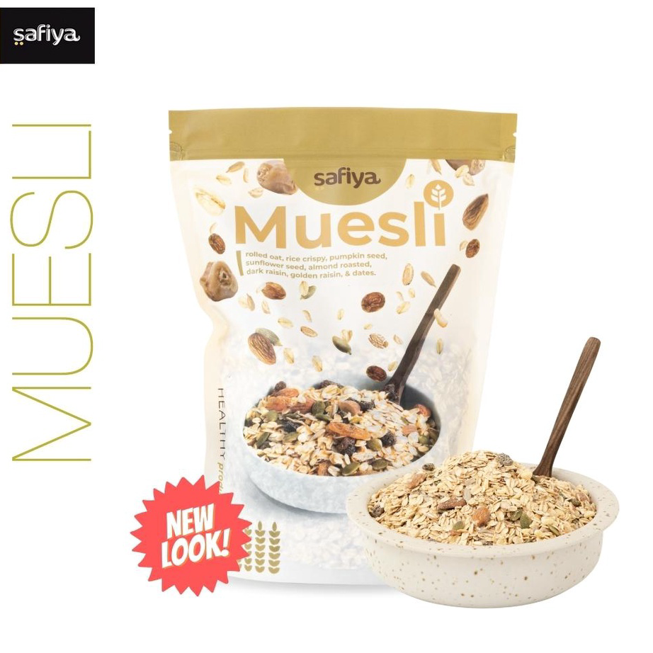

Terlaris Muesli Fruit and Seed 1 Kg Sereal Sehat Authentic Safiya Food