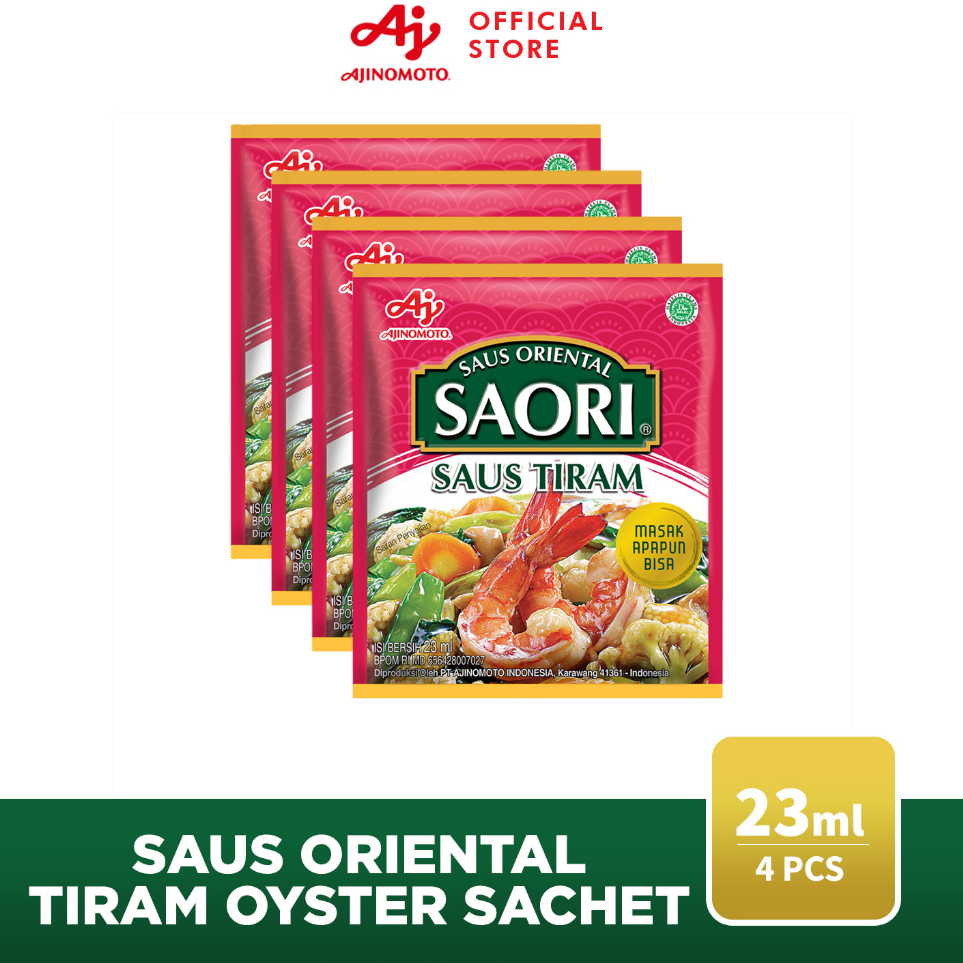

Best Terlaris SAORI® Saus Tiram Oriental Oyster Sachet 23ml (4 pcs)
