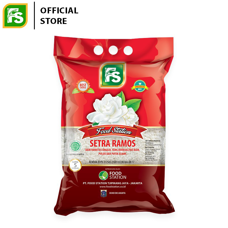 

GNHL9034 Food Station - Beras Melati Setra Ramos 5 Kg
