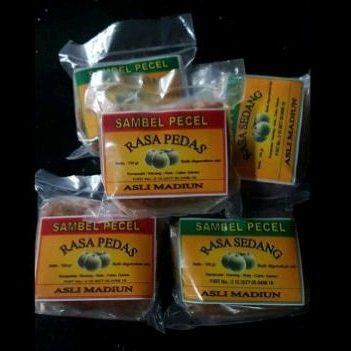 

Sambel Pecel asli Madiun rasa Sedang 200gr