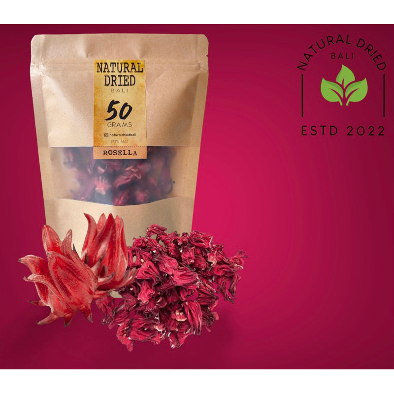 

Dried rosella, rosella kering, dehydrated rosella, bunga rosella kering