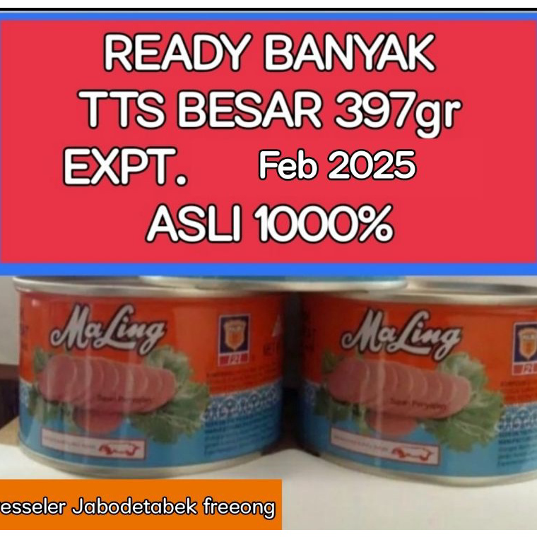 

WSWM1087 Maling TTS 397gr -Ukuran besar-non halal