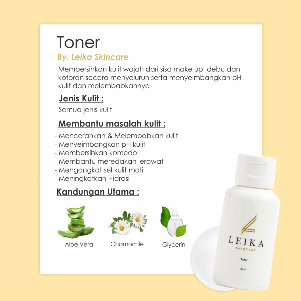 SHVA. AMPUH Leika Skincare Toner Mata Panda - Penghilang Kantung Mata Hitam Pria dan Wanita Permanen