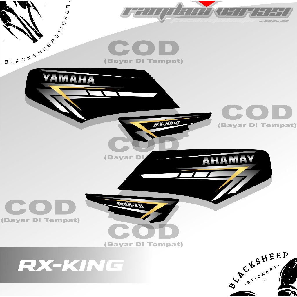 STRIPING RX-KING - STIKER RX-KING - STRIPING RX-KING SPECIAL GOLD