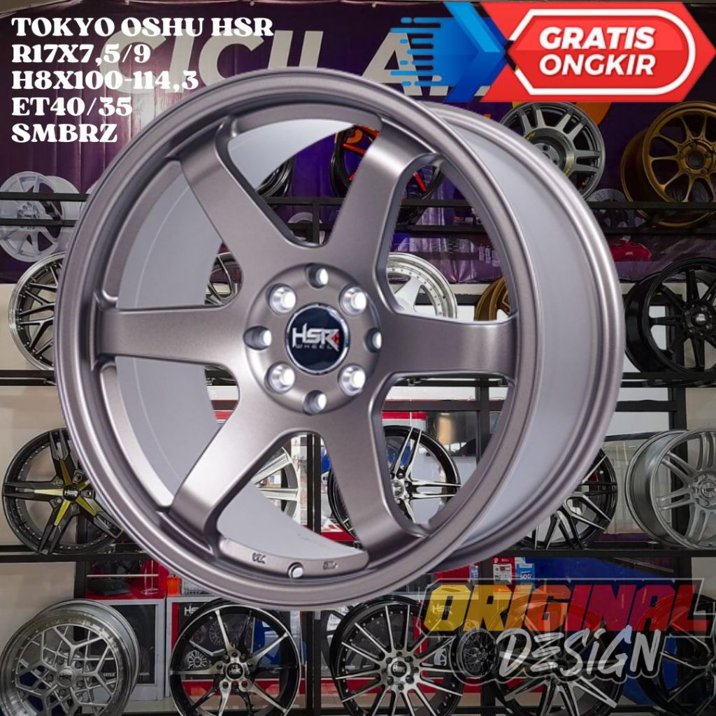 Velg Mobil Jazz , Swift , Yaris , Mazda2 , HSR TOKYO Ring 17 R17 Bronze