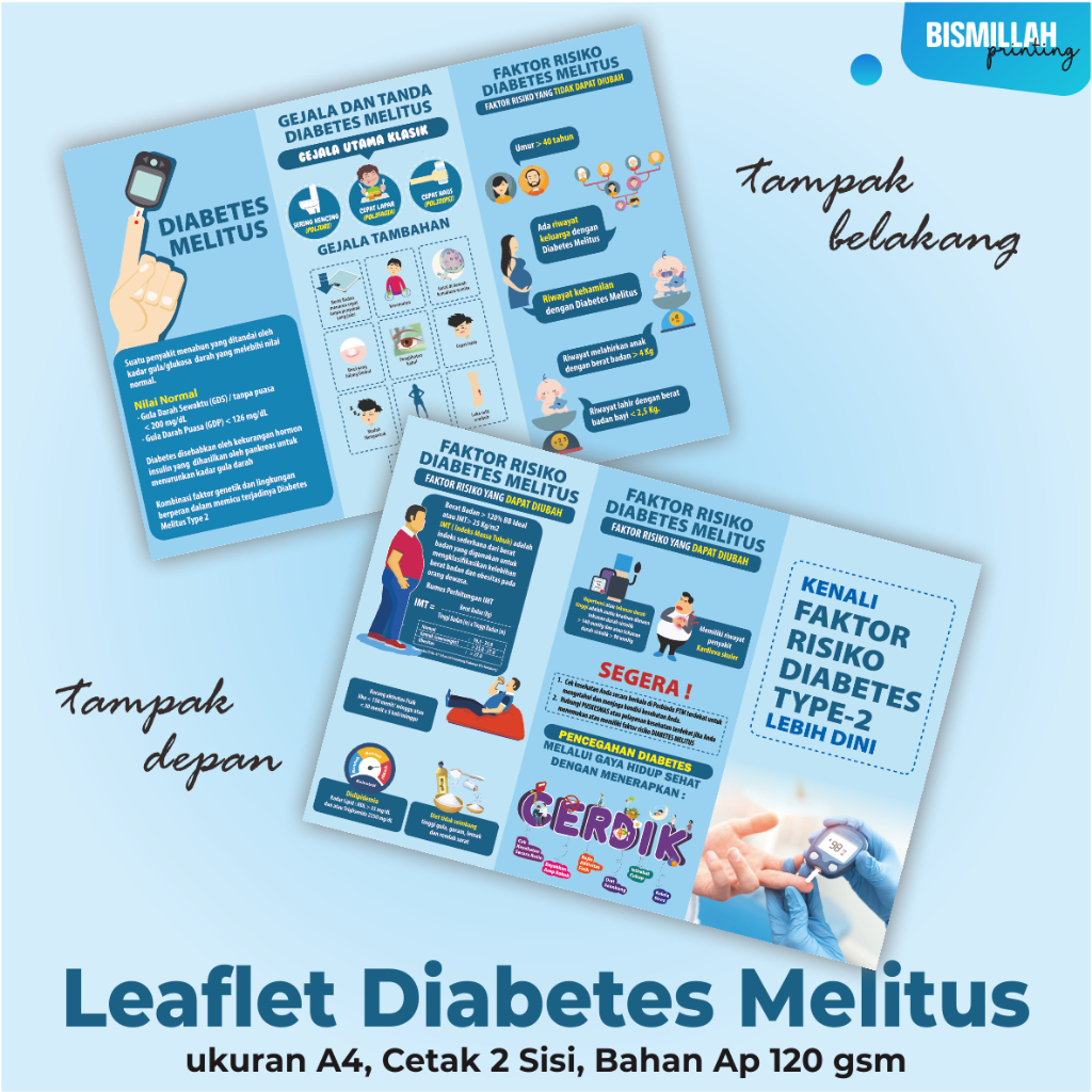 

Brosur Kesehatan Diabetes Militus leaflet diabetes