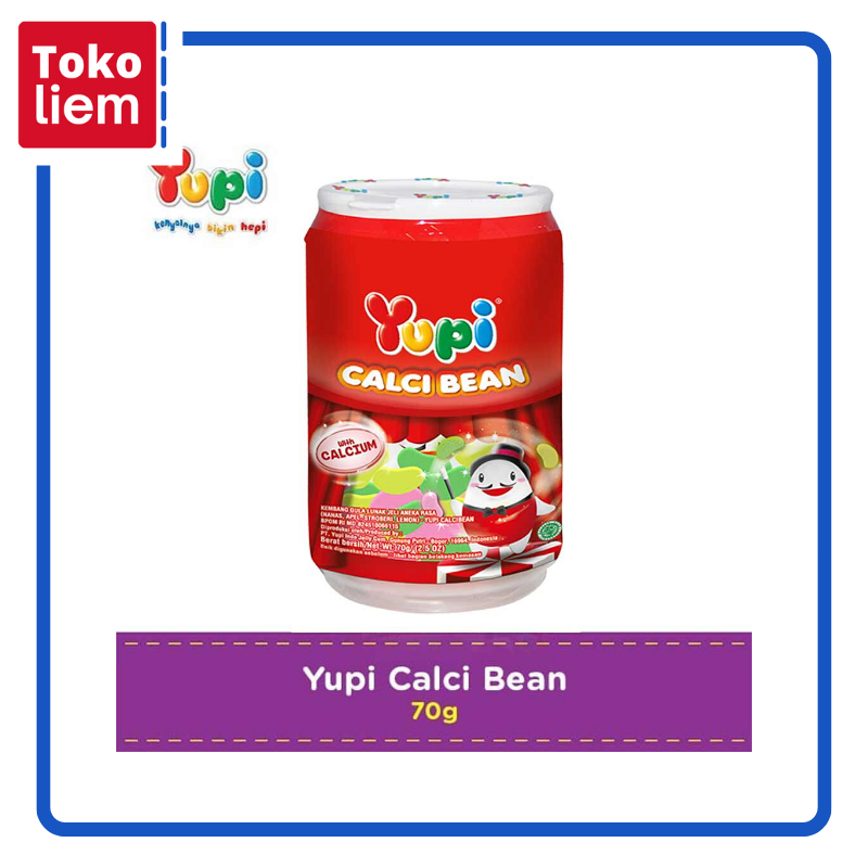 

Yupi Candy Gummy Calci Bean 70G