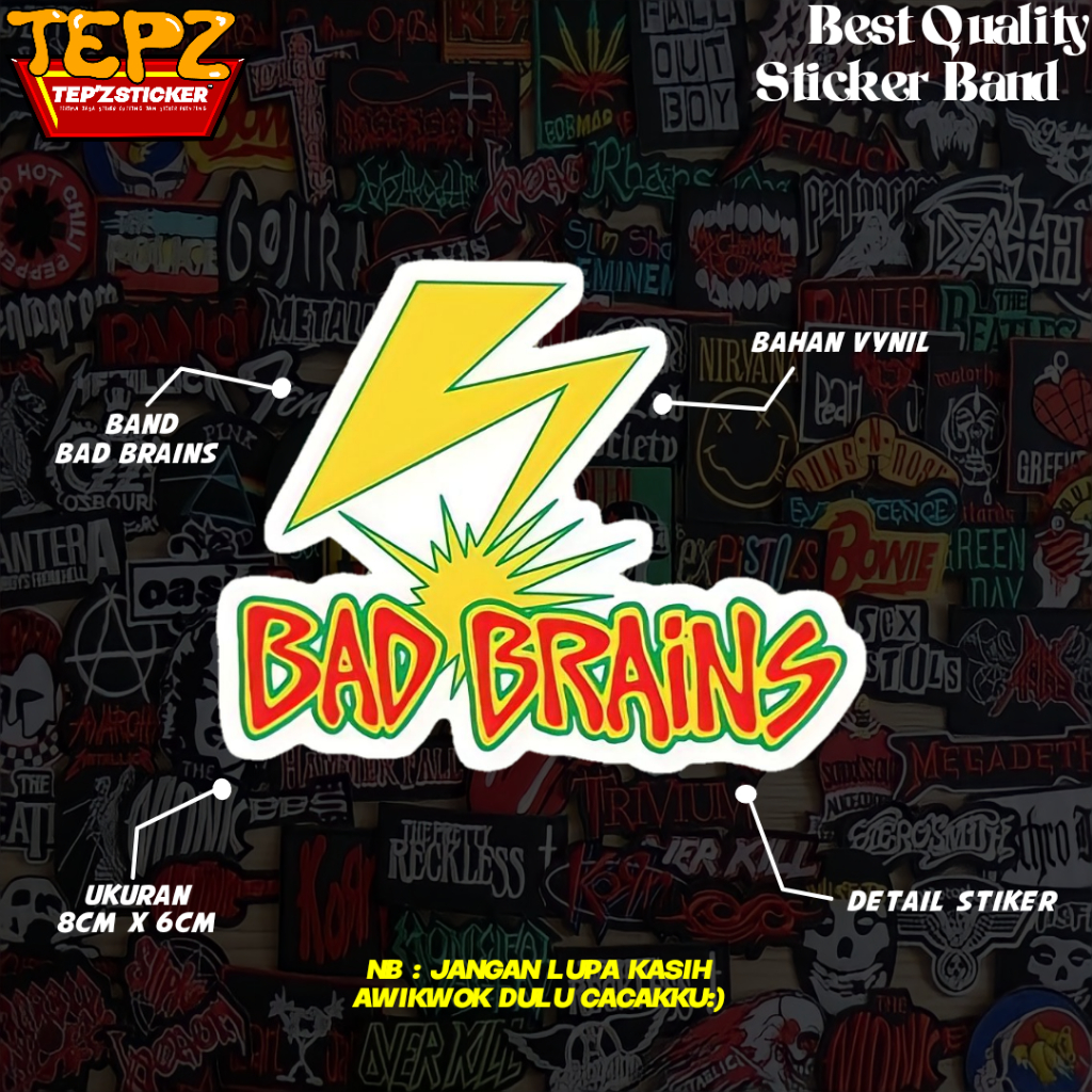 

STICKER STIKER ( BAND BAD BRAINS ) STIKER BAND|STIKER METAL|STIKER TUMBLR|STIKER AESTHETIC