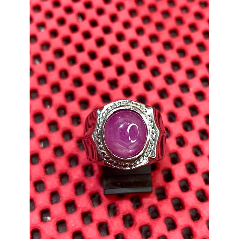 Cincin STAR RUBY TANZANIA / Natural Ruby Star / Cincin Merah / Permata