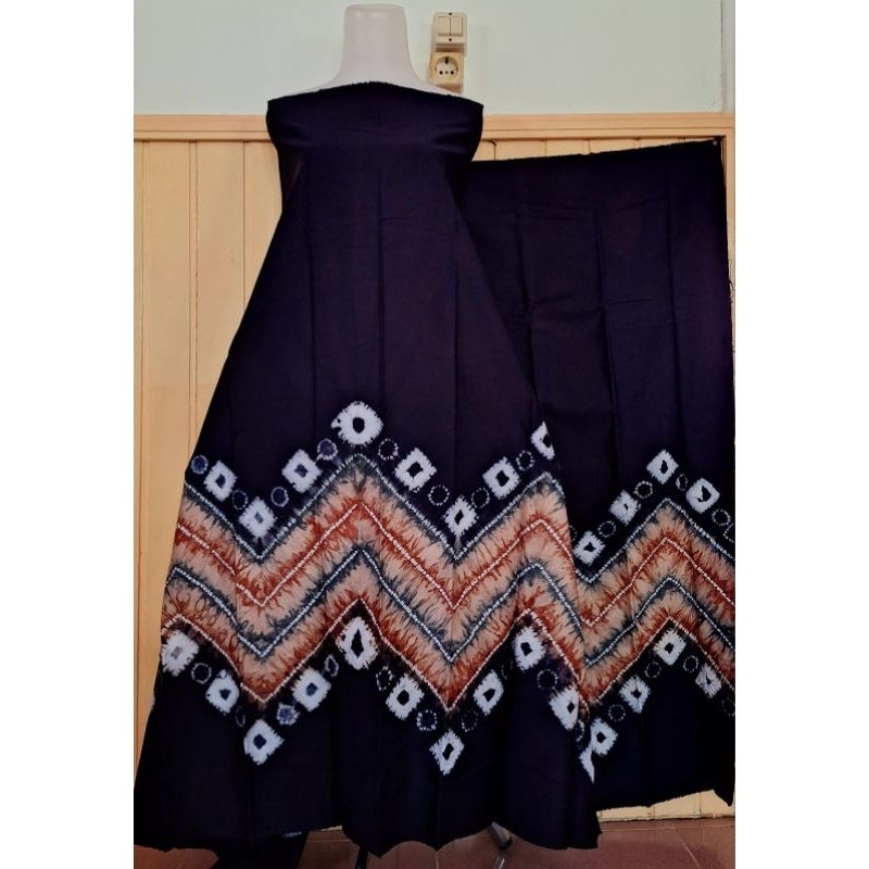 Kain Jumputan Batik Sasirangan Unik Etnik Katun Adem Panjang 2M X 1,10 M Bahan Kaen Seragam Keluarga