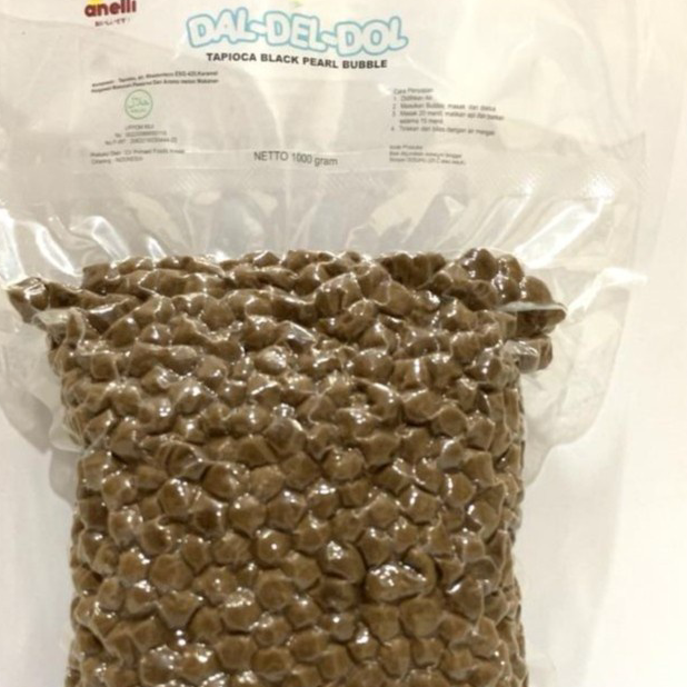 

SRZD3743 BOBA DAL DEL DOL Tapioca Pearl Bubble 1 kg DALDELDOL DAL-DEL-DOL