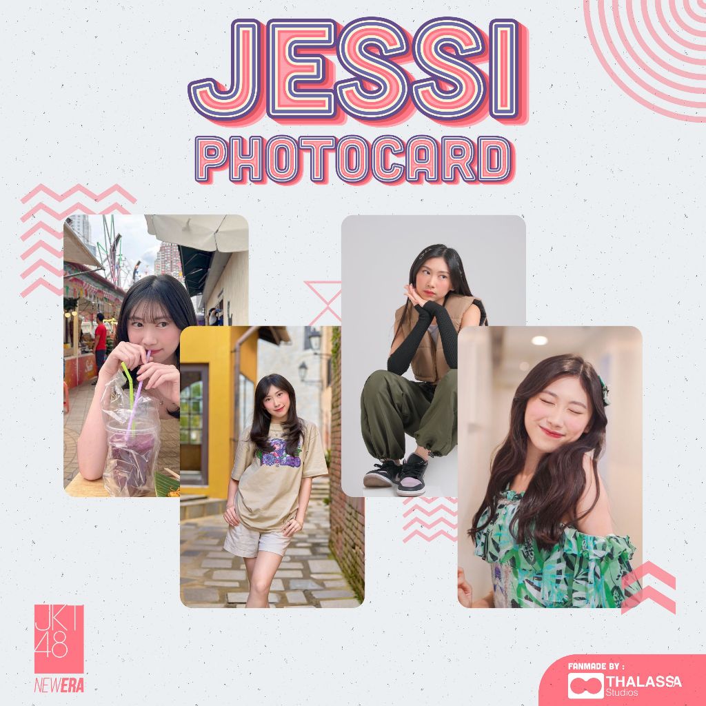 Photocard Jessi Jessica Chandra JKT48 PC Photopack Selca Unofficial Fanmade - SATUAN