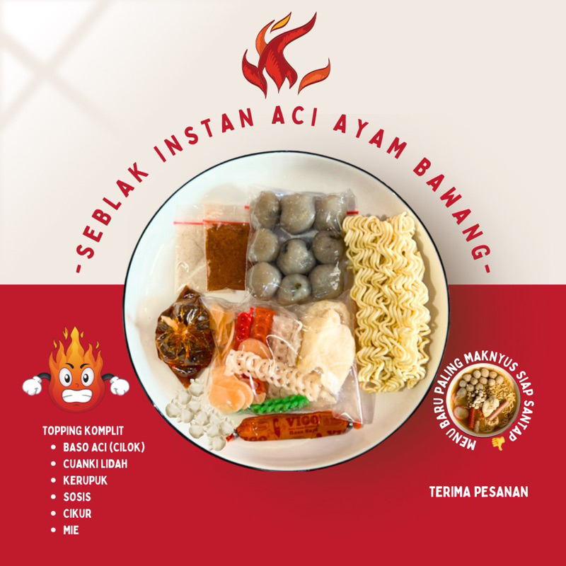 

SEBLAK INSTAN AYAM BAWANG/SEBLAK ENAK/SEBLAK HOME MADE