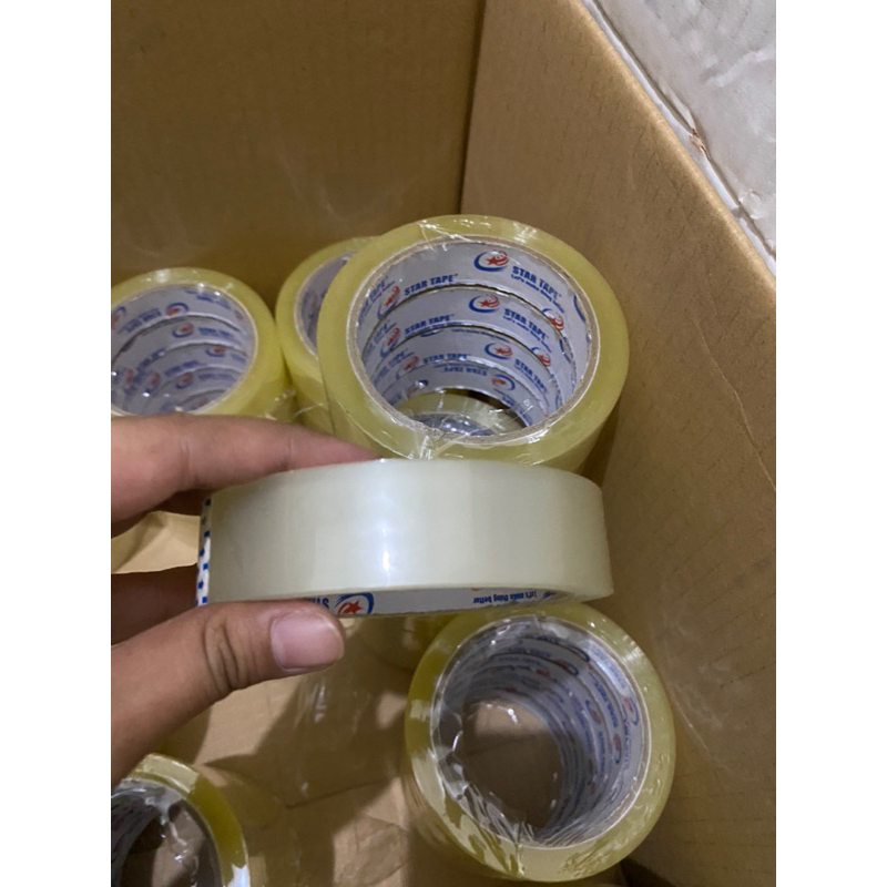 

LAKBAN BENING OPP (PER PCS) 24 MM X 100 YARD STAR TAPE 1 INCH