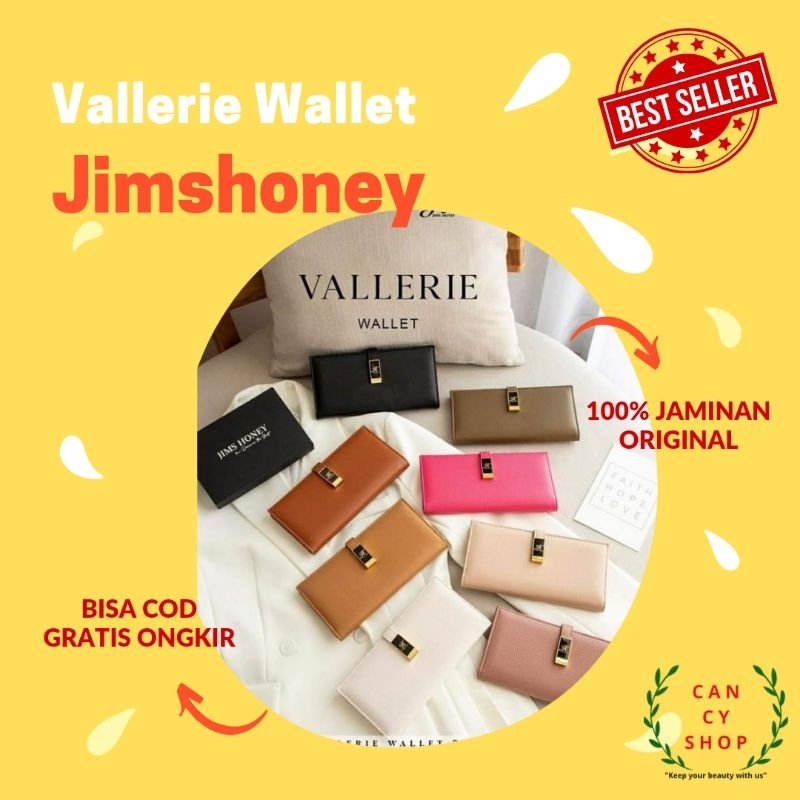 DOMPET PROMO VALLERIE WALLET JIMSHONEY DOMPET PANJANG LIPAT DOMPET TIPIS