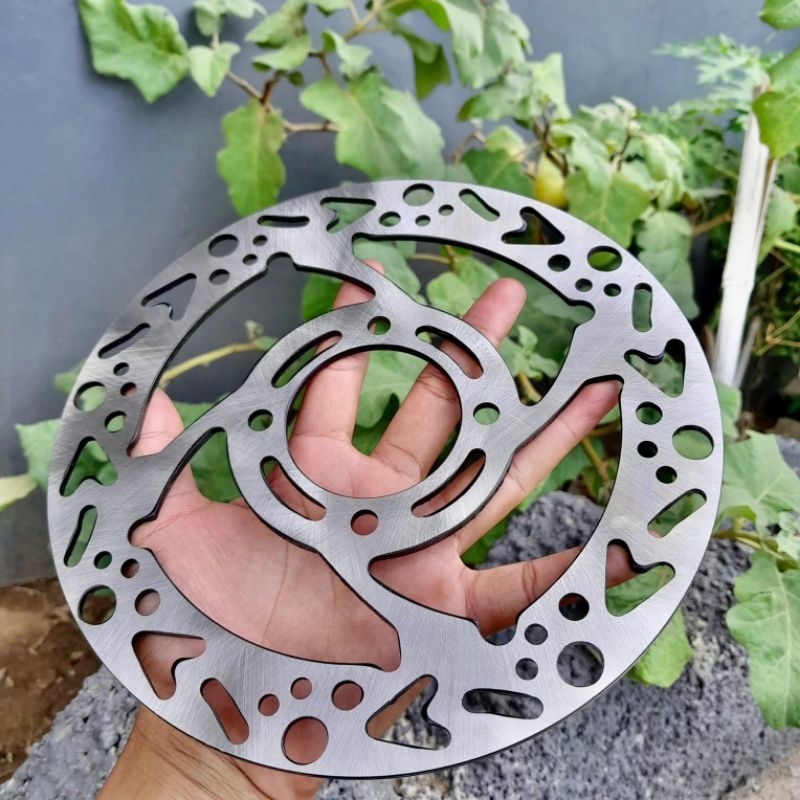 PIRINGAN Disc Cakram Coak Motif panah Lubang 4 ukuran 220mm 190mm Cocok Untuk Herex style veleg  RCB