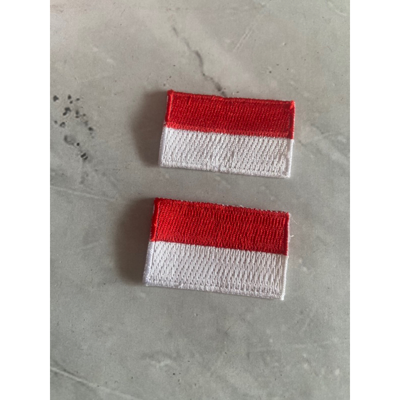 

bet / badge merah putih bordir