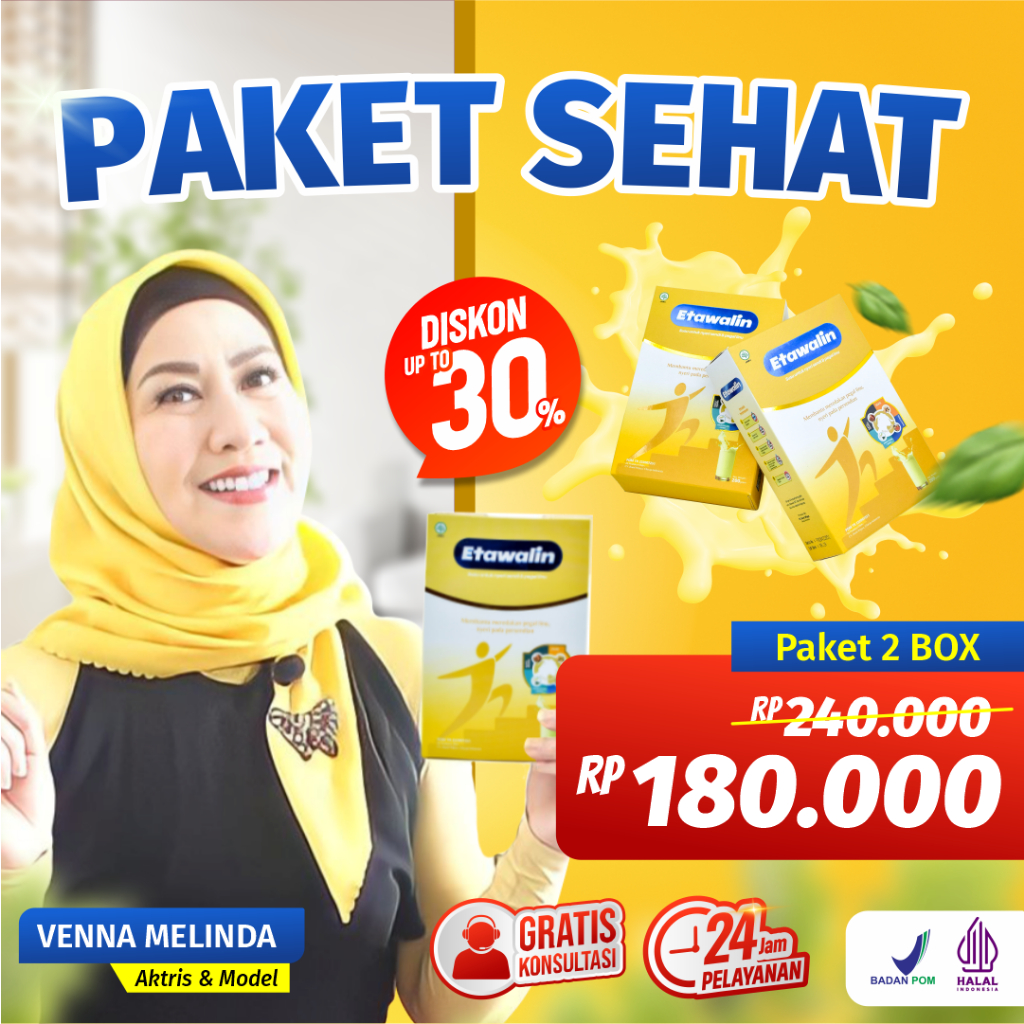 

Etawalin Susu Etawa Herbal Nyeri Sendi Official PAKET SEHAT 2 Box