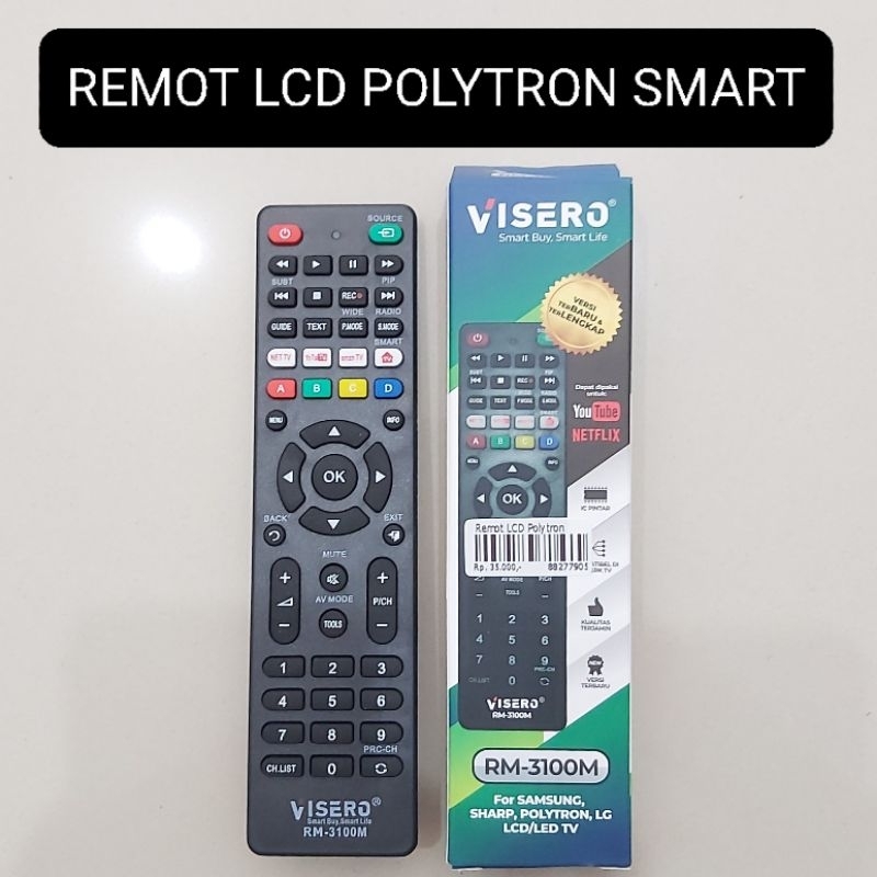 REMOTE TV POLYTRON LCD LED PLASMA SMART