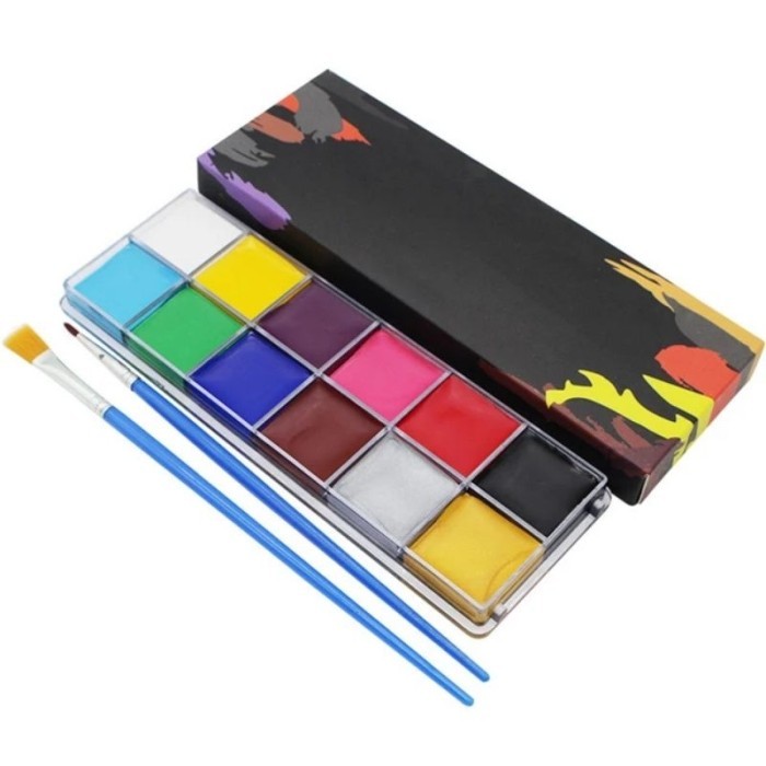

Cat Wajah Isi 12 Warna Face Painting Set FREE 2 Kuas Riasan Safe Kosmetik Make Up Makeup Paint Muka Tari Draw Drawing Color Perlengkapan Rias Aman Kulit Grade Lukisan Lukis Gambar Fashion Art Seni Kesenian Dance Colour Termurah Shopping Arena Malang