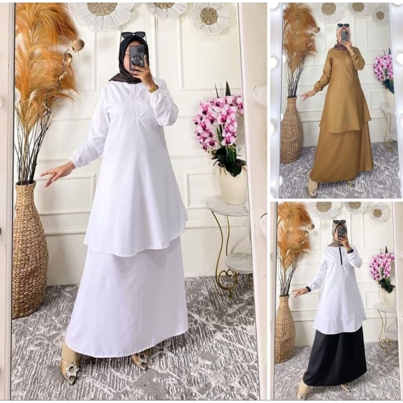 GAMIS MALAYSIA PEMDA | GAMIS TOYOBO | DRESS DINAS ASN, GURU, PEGAWAI