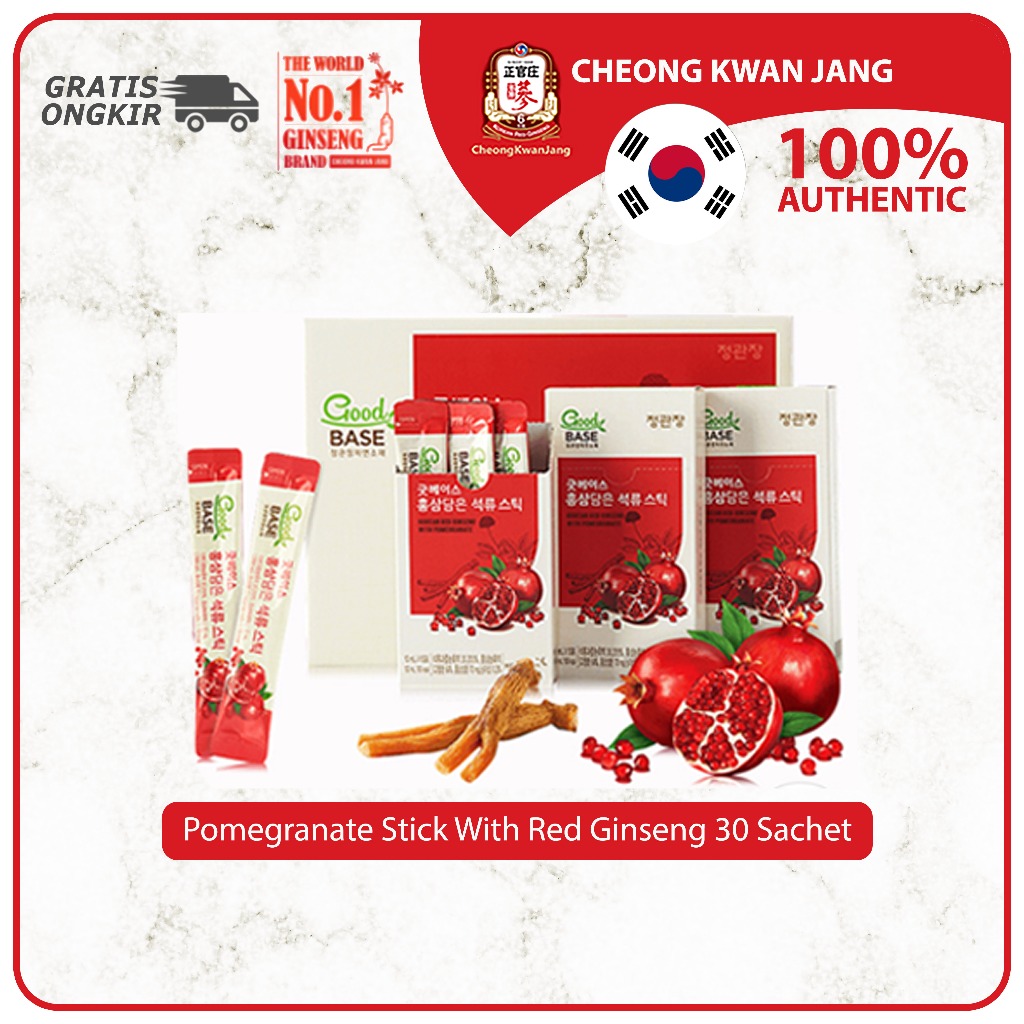 [BPOM]KGC CheongKwanJang Goodbase 100%ori ginseng merah dan buah delima
