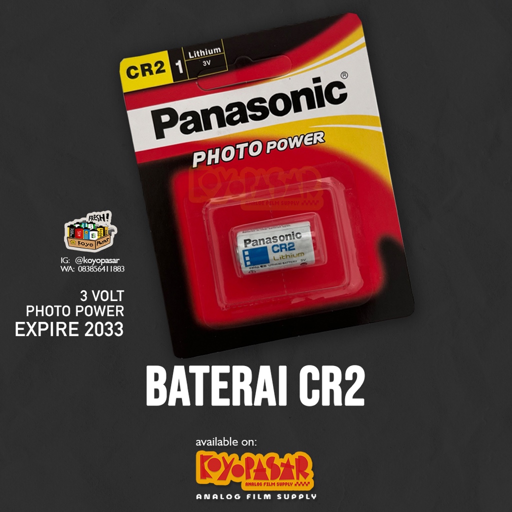 Baterai Kamera Analog CR2 dan CR123 / CR123A | Roll Film Analog Jogja