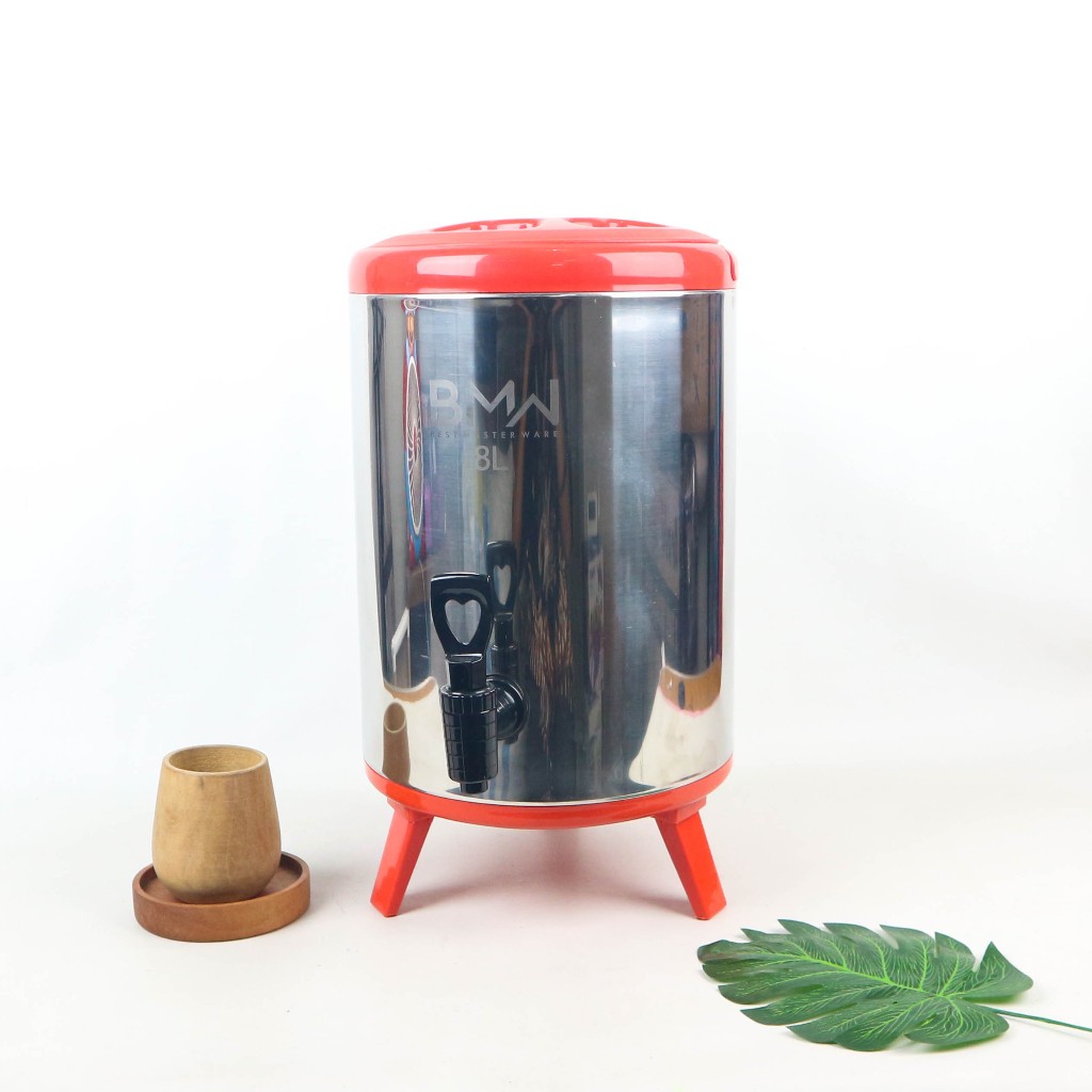 Water Jug Milk Tea Bucket stainless steel 8L - Drink Jar / Tempat Minum / Water Drink