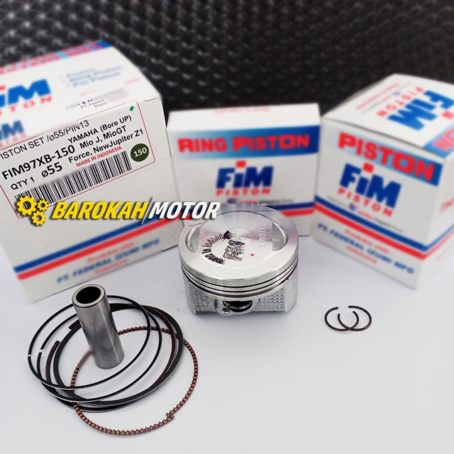 PISTON SEHER KIT FIM MIO J XB MIO GT JUPITER Z1 Bore Up 130cc OS 53.5 54 54.5 55 55.5 PIN 13