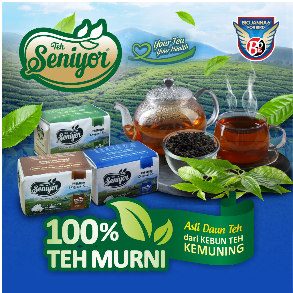 

TEH SENIYOR 100% TEH MURNI ASLI DAUN TEH DARI KEBUN KEMUNING