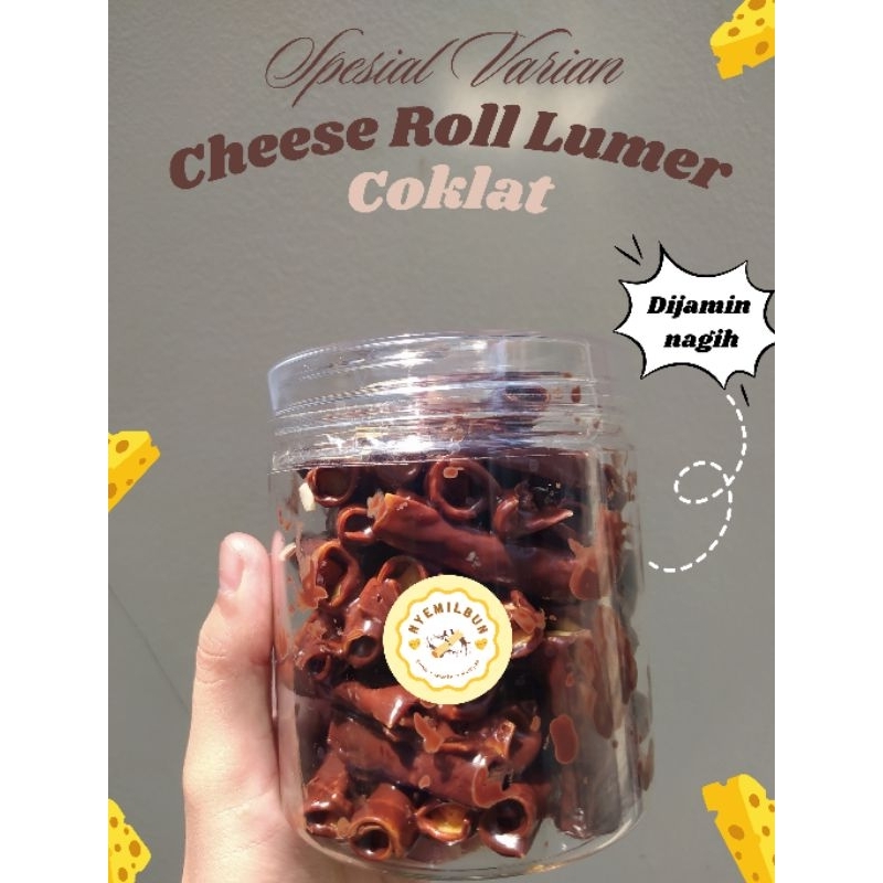 

cheese roll lumer nyemilbun (Coklat)