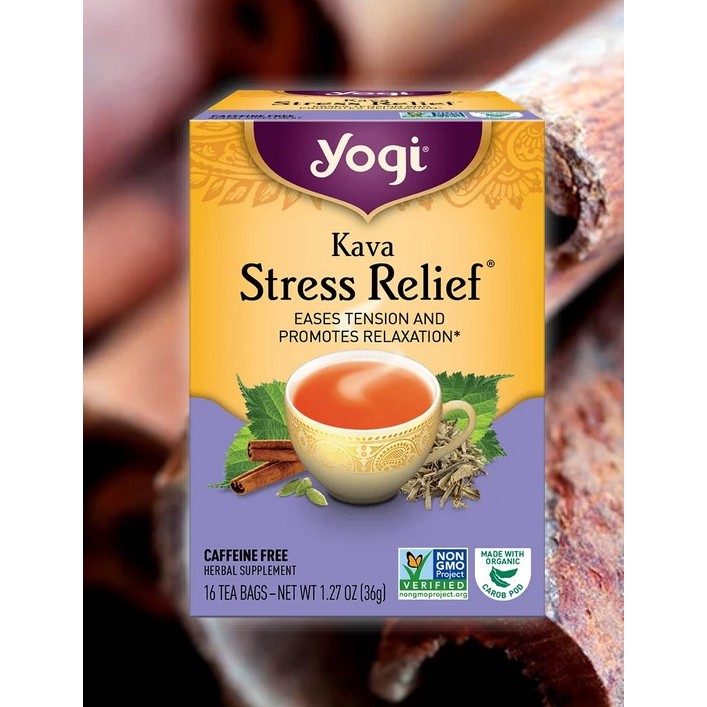 

YOGI Kava Stress Relief 16 Tea Bags EASES TENSION AND PROMOTES RELAXATION*