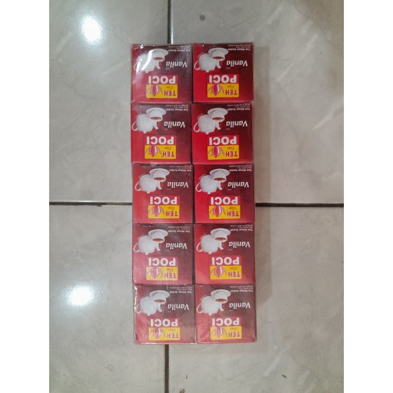 

Teh Poci Bubuk Vanila 50gr x 10kotak