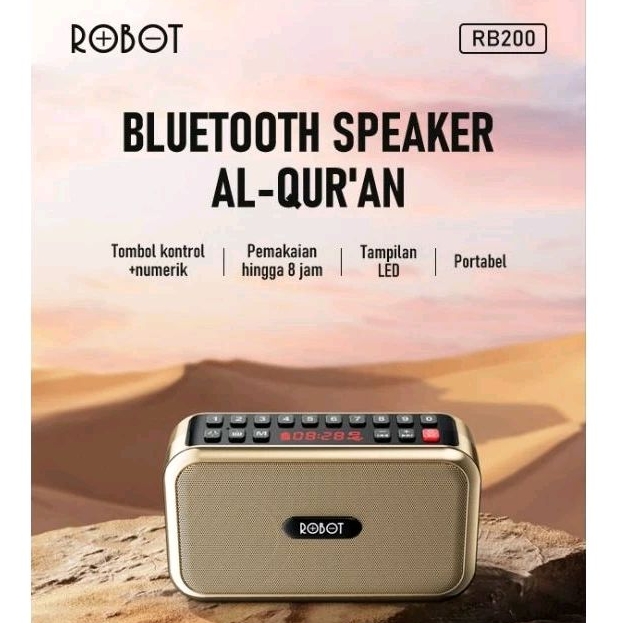 ROBOT SPEAKER BLUETOOTH RB200 Speaker Robot Original