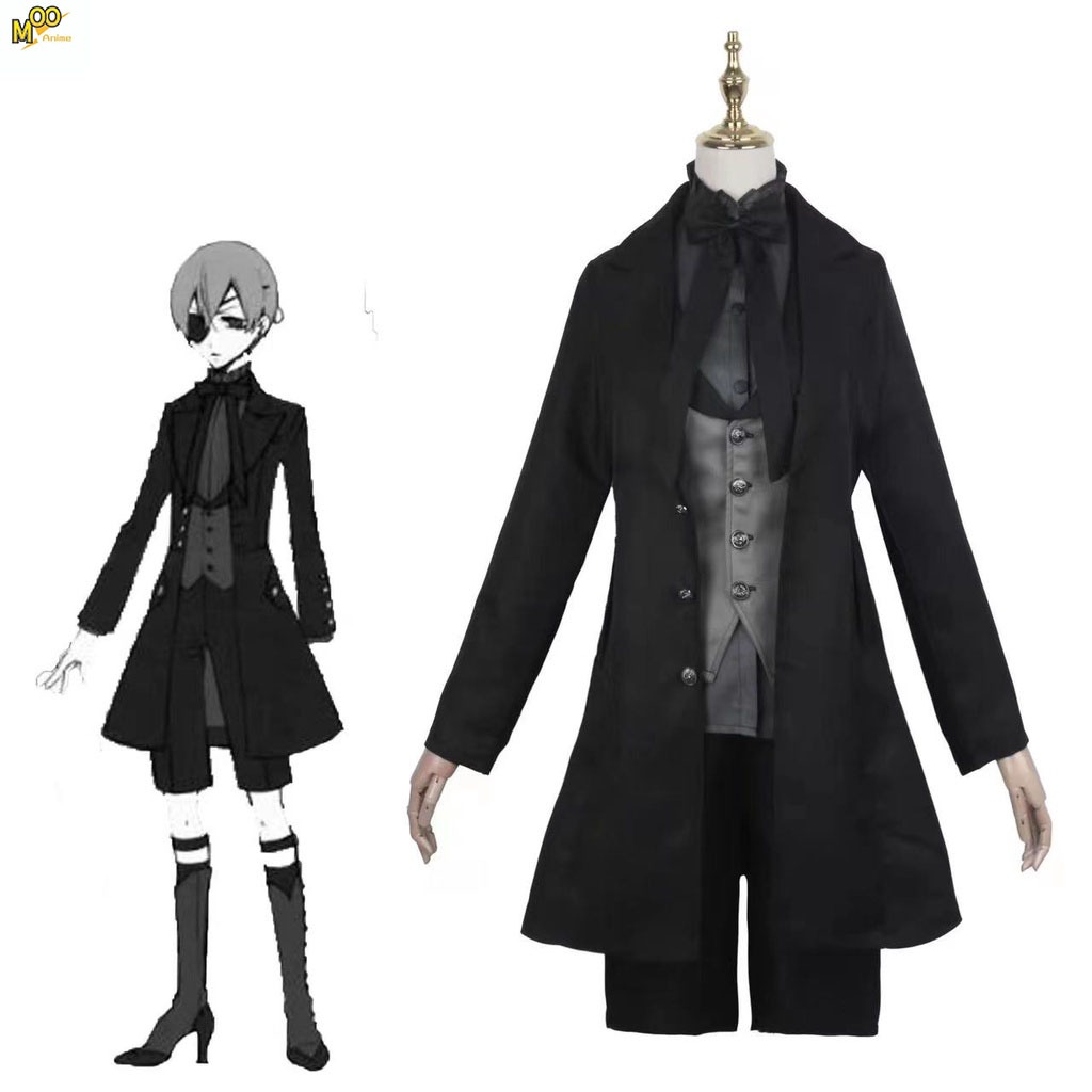 Black Butler Ciel Phantomhive cosplay costumes Ciel cosplay Set and wig Christmas Halloween costumes