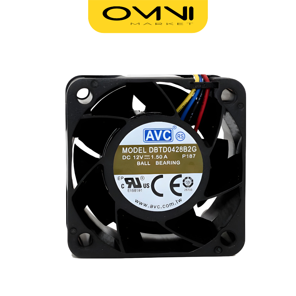 Kipas Fan AVC Processor 4 cm DC 12V 0.50A High Speed DBTA0420B2U KIPAS_AVC