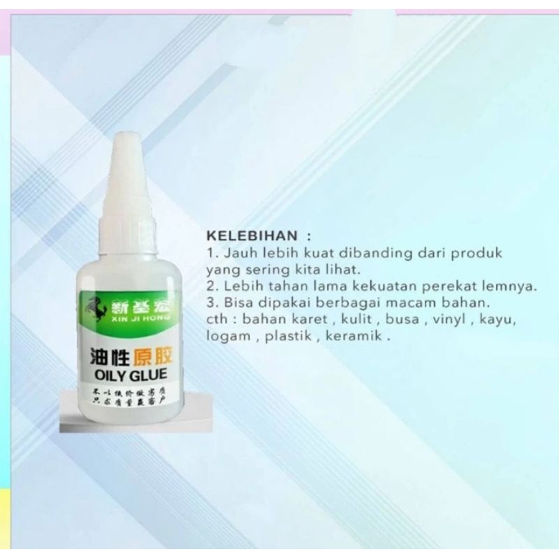 

paket grosir 100 pcs lem super kuat oily glue original