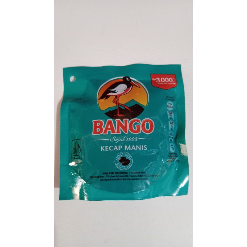 

Kecap Manis Bango Sachet 59Ml