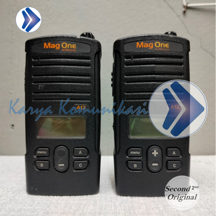 HT BEKAS MAGONE A12 SEKEN BODY SEPASANG FREQ 350-400MHZ
