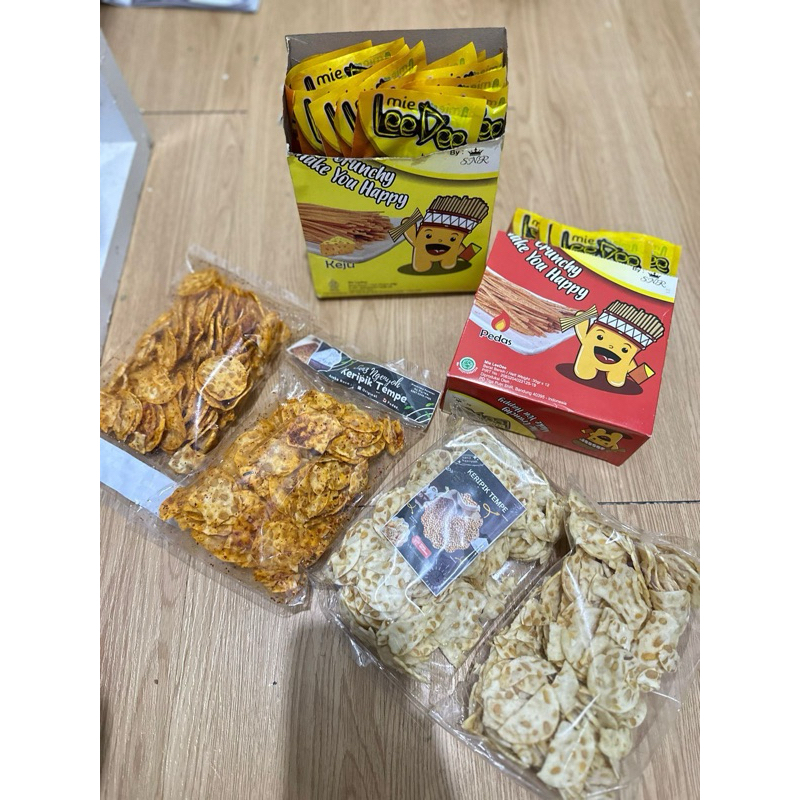 

Keripik Tempe dan Mie Lidi